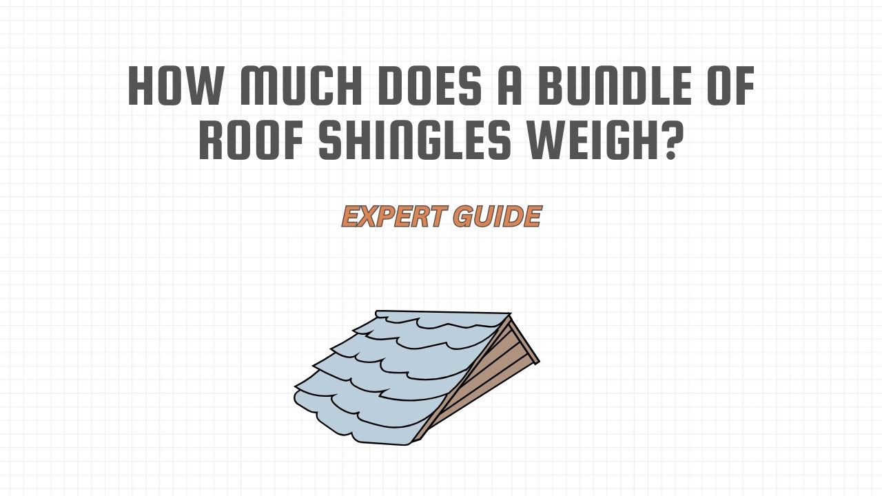 How Much Does a Bundle of Roof Shingles Weigh?