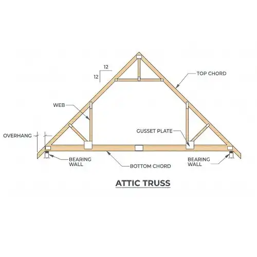 Roof Truss Diagram